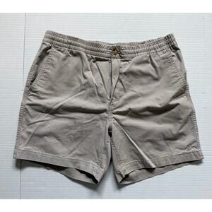 Polo Ralph Lauren Classic Fit Drawstring 6 Inch Chino Light Khaki Shorts Size XL